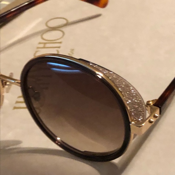 ♦️SOLD♦️Jimmy Choo Andie Havana Acetate Sunglasses - Picture 4 of 8